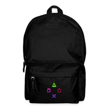 Gamer Console Buttons - Christmas Edition - Rucksack - Schwarz - Vorne