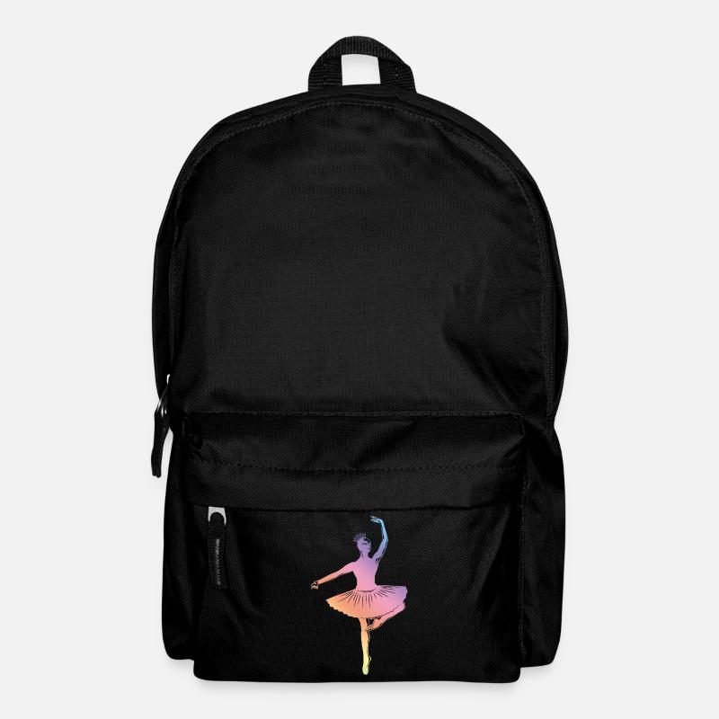 Ballett Silhouette - Rucksack - Schwarz