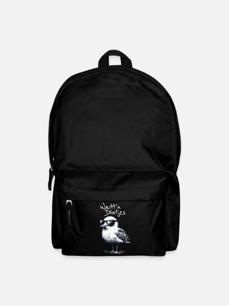 Watt'n Döntjes Coole Möwe plattdeutsch Spruch - Rucksack - Schwarz