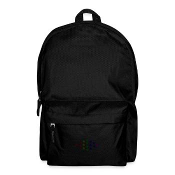 Sterne bunt Geschenkidee - Rucksack - Schwarz - Vorne