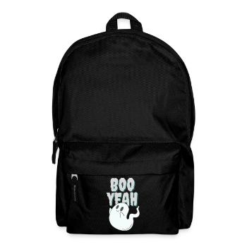 Boo yeah - cute ghost - Backpack - black - Front