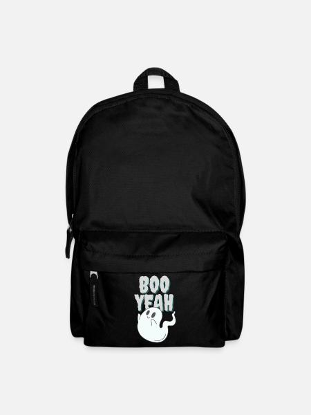 Boo yeah - cute ghost - Backpack - black