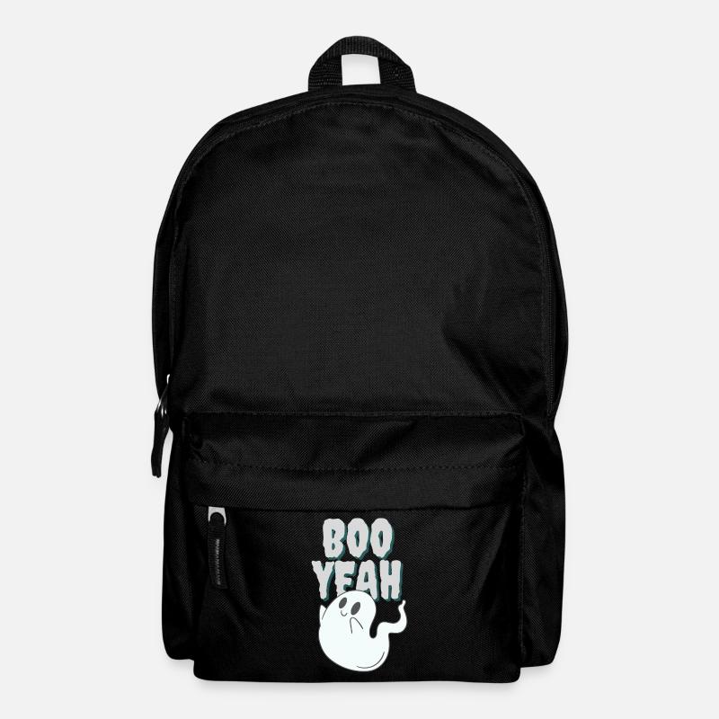 Boo yeah - cute ghost - Backpack - black