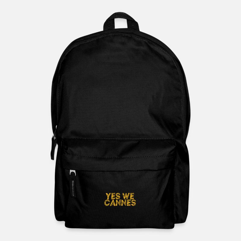 Yes We Cannes Geschenkidee Frankreich französisch - Rucksack - Schwarz