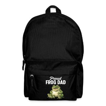 Proud Frog Papa Amphibien Capture Design - Sac à dos - noir - Devant