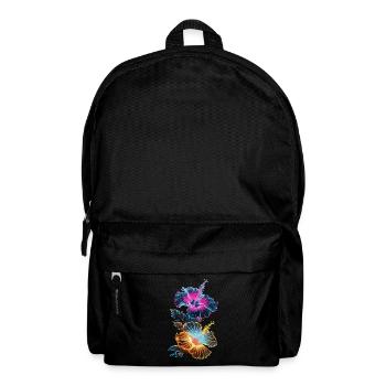Orchideen für eine Floristin - Rucksack - Schwarz - Vorne