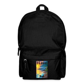I love Bali - Backpack - black - Front