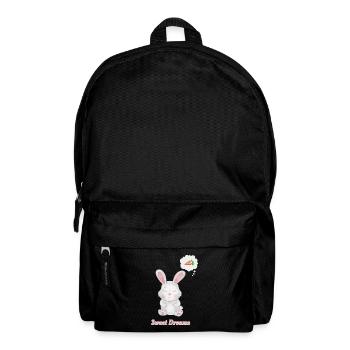 Sleeping rabbit dreams of carrots - Backpack - black - Front