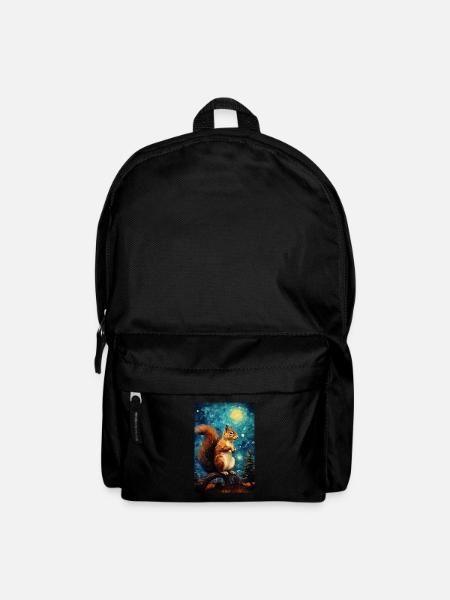 Eichhörnchen - Rucksack - Schwarz