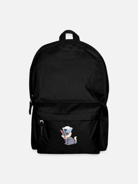 Matrose Wolf - Rucksack - Schwarz