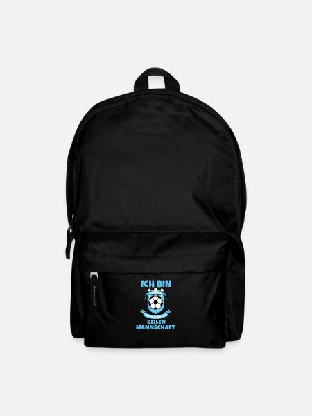 Ich bin Trainer einer geilen Mannschaft | Coach - Rucksack - Schwarz