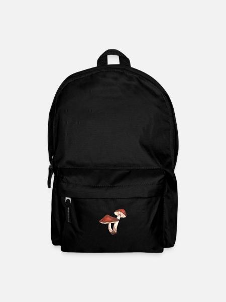 Boletus mushrooms collect mushroom picker mushroom - Backpack - black