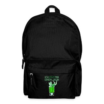 Ich Pfeffi mir einen Rein Pfefferminz Likör JGA - Rucksack - Schwarz - Vorne