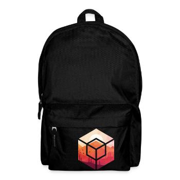 Coucher de soleil dans le cube - Sac à dos - noir - Devant
