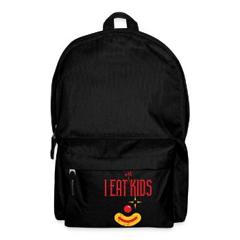 Clown: I Eat (With) Kids - Gift - Backpack - black - Front