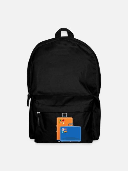 Koffer - Rucksack - Schwarz