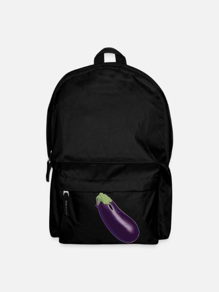 aubergine,Gemüse, - Rucksack - Schwarz