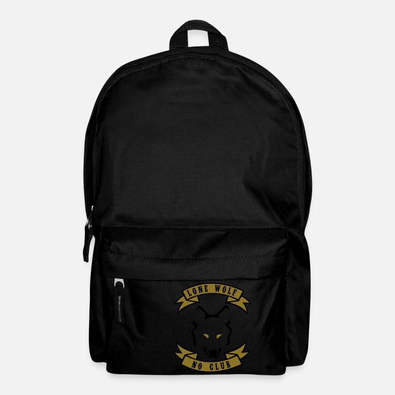 Lone wolf - No club - Backpack - black