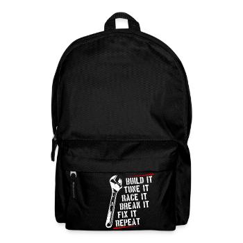 build tunne course de réparation fix répète idée cadeau - Sac à dos - noir - Devant