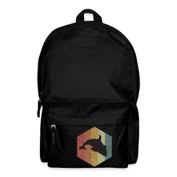 killer whale - Backpack - black - Front