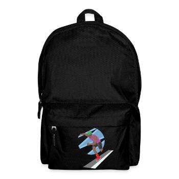 Inline Skating Inliner Rollschuhlaufen Skate Sport - Rucksack - Schwarz - Vorne