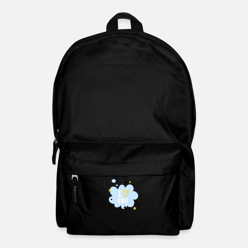 Je t'aime - Sac à dos - noir