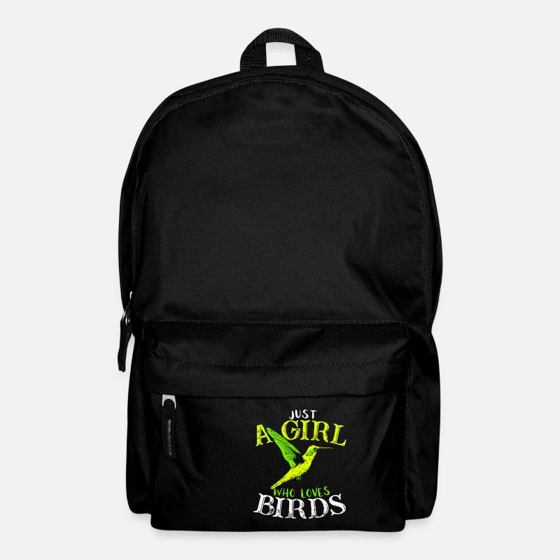 Vogelschützerin Nur ein Mädchen das Vögel liebt. - Rucksack - Schwarz