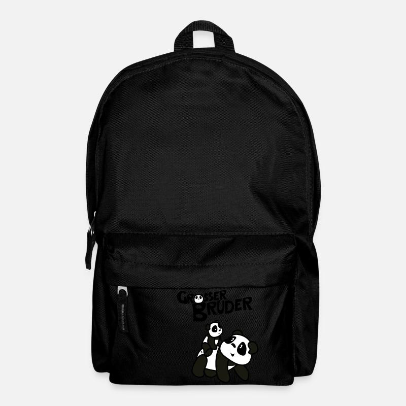 Pandalena Großer Panda Bruder - Rucksack - Schwarz