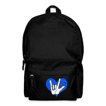 Love Love Blue - Backpack - black - Front