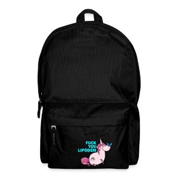 Lipedema Lymphedema Fuck You Unicorn Happy support - Backpack - black - Front