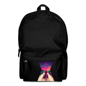 80s Retro Car - Backpack - black - Front