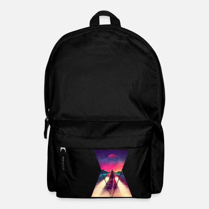 80s Retro Car - Backpack - black