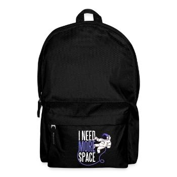 I need more space astronaut space Mars life - Backpack - black - Front