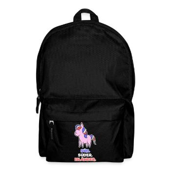 Islandpferde Pony Islandponys Haflinger Statement - Rucksack - Schwarz - Vorne