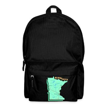 Karte von Minnesota Design für stolze Minnesotaner - Rucksack - Schwarz - Vorne