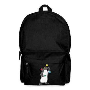 Jongleur pingouin jongleur jongleur - Sac à dos - noir - Devant