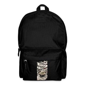 Japan Ukiyo-E Ramen Streetwear Retro Design - Backpack - black - Front