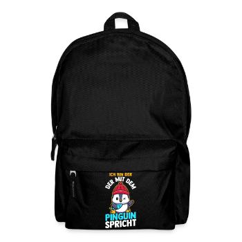 Pinguin - Rucksack - Schwarz - Vorne
