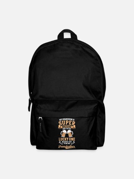 Oma Enkelkind Geburt - Rucksack - Schwarz