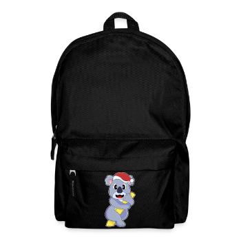 Chapeau de Père Noël Koala - Sac à dos - noir - Devant