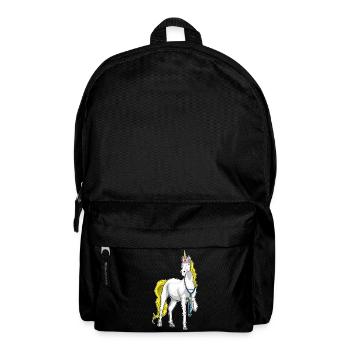 Einhorn Krankenschwester Stethoskop - Rucksack - Schwarz - Vorne
