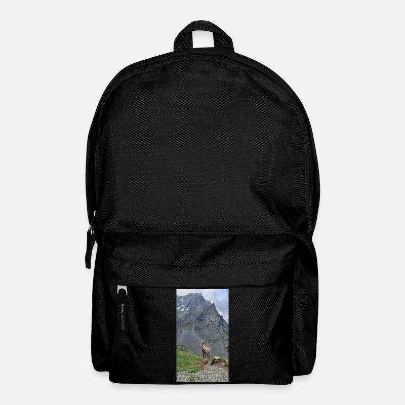 Alpine ibex - Backpack - black