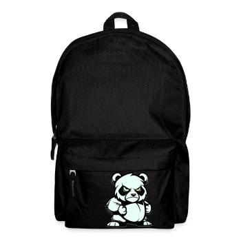 Panda Bear Comic - Backpack - black - Front