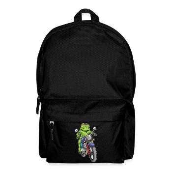 Frog Motorcycle - Backpack - black - Front
