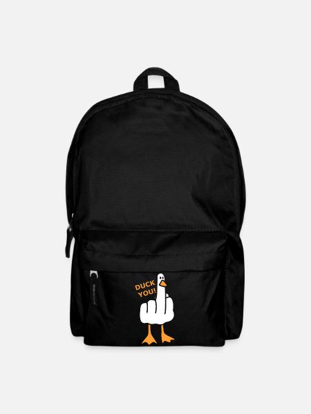 Vilain canard - Canard toi ! - Sac à dos - noir