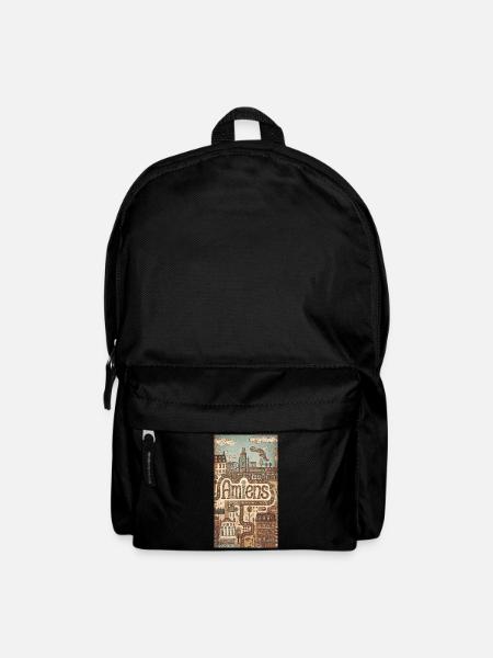 Amiens Cityscape Whimsy - Backpack - black