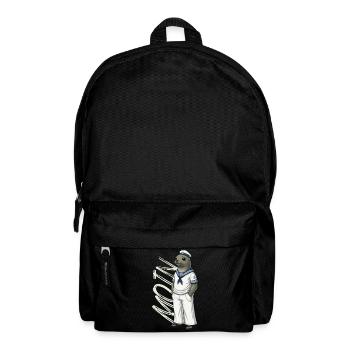 MOIN Seehund im Matrosenlook - Rucksack - Schwarz - Vorne