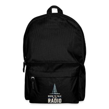 Born To Talk On The Radio Funk Presenter - Backpack - black - Front