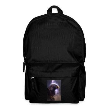 Eagle Lightning Cool Storm Animal Bird Epic - Backpack - black - Front