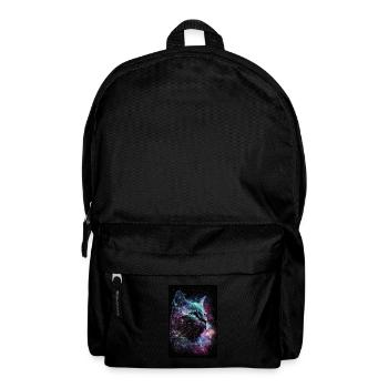 Katze Galaxy Weltall Weltraum sterne - Rucksack - Schwarz - Vorne